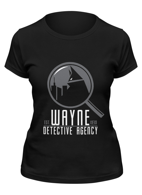 

Футболка женская Printio Wayne (batman) черная S, Черный, Wayne (batman)