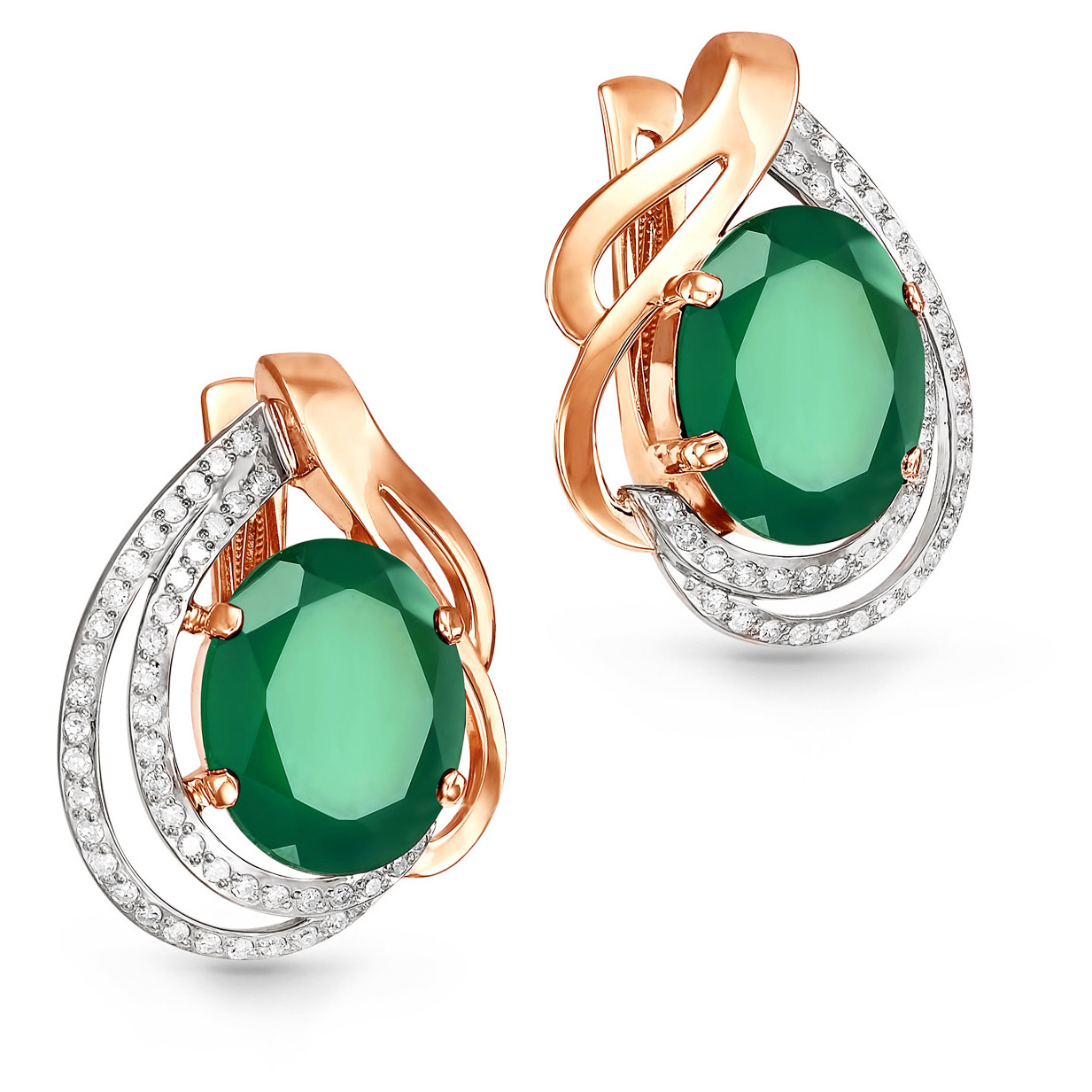 

Серьги из красного золота с бриллиантом Kabarovsky 12-0503-1900, 12-0503-1900