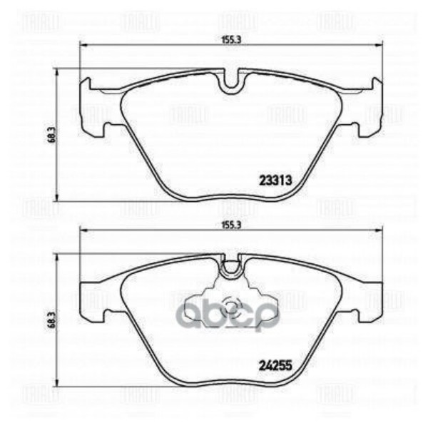 

Колодки Передние Bmw E81E87E90X1(E84) Trialli Pf 4183 Trialli арт. PF 4183