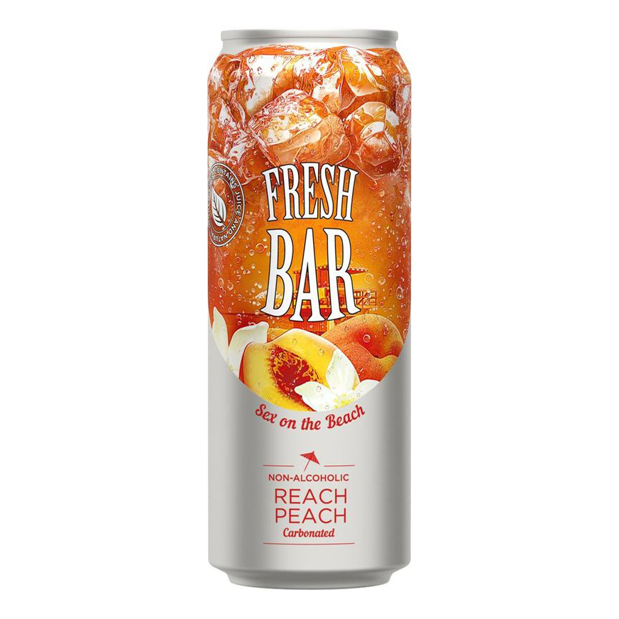Газированный напиток Fresh Bar Reach Peach 0,45 л