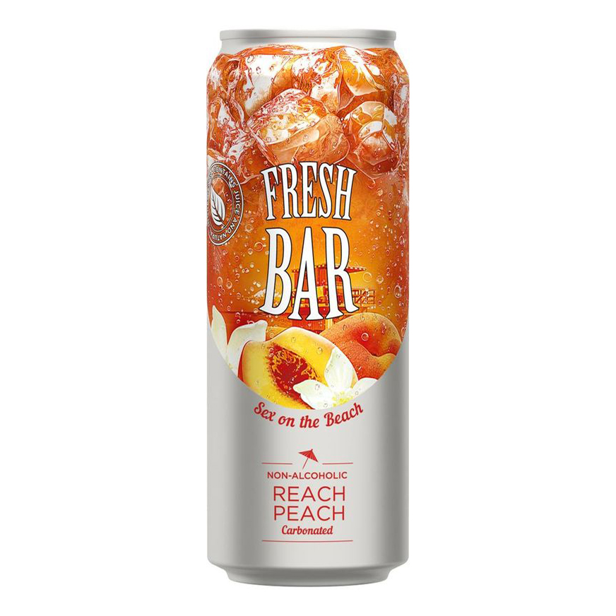 

Газированный напиток Fresh Bar Reach Peach 0,45 л