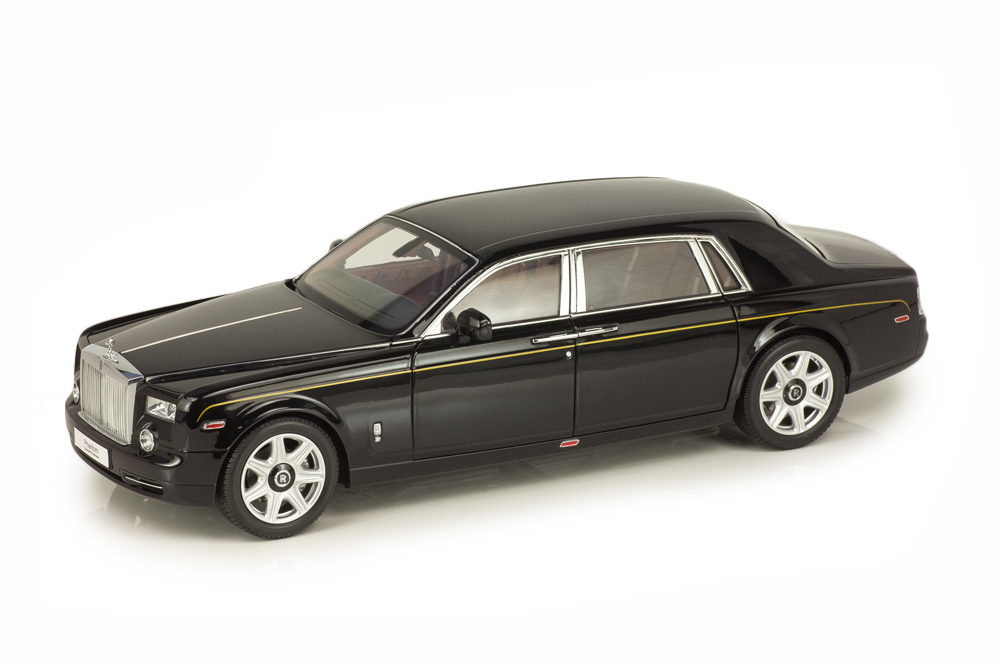 Модель коллекционная Kyosho Rolls-royce Phantom ewb 2003 черный металлик