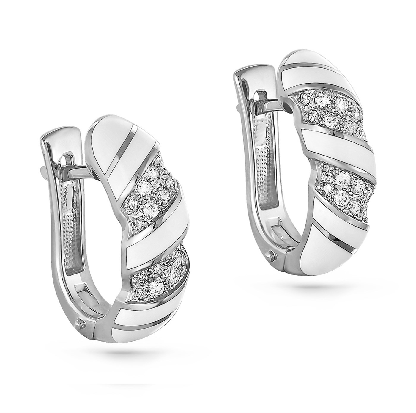 

Серьги из белого золота с бриллиантом Kabarovsky 12-1590-1010, 12-1590-1010