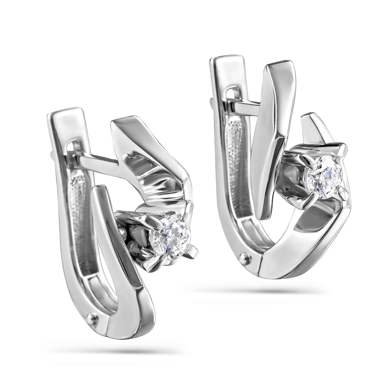 

Серьги из белого золота с бриллиантом Kabarovsky 12-1251-1000, 12-1251-1000