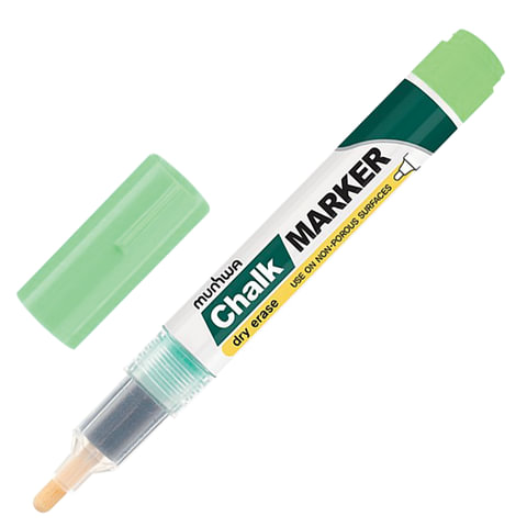 

Маркер меловой MUNHWA Chalk Marker, 3 мм, ЗЕЛЕНЫЙ, для гладких поверхностей, CM-04 - 3 шт
