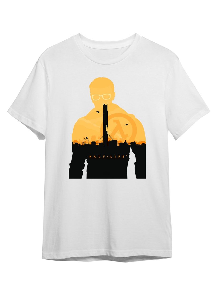 

Футболка унисекс СувенирShop Half-Life/Гордон Фримен 26 белая L, Белый, "Half-Life/Гордон Фримен" 26