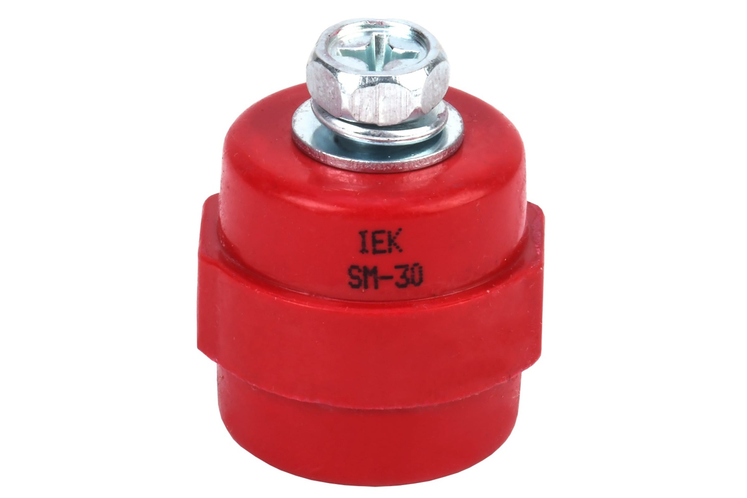 

IEK Изолятор SM30 (М8) силовой, Красный