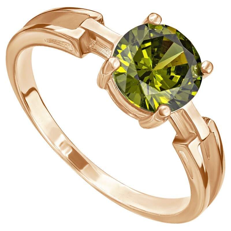 

Кольцо из серебра с кристаллом ювелирным р., LAZURIT-ONLINE 825303, 825303