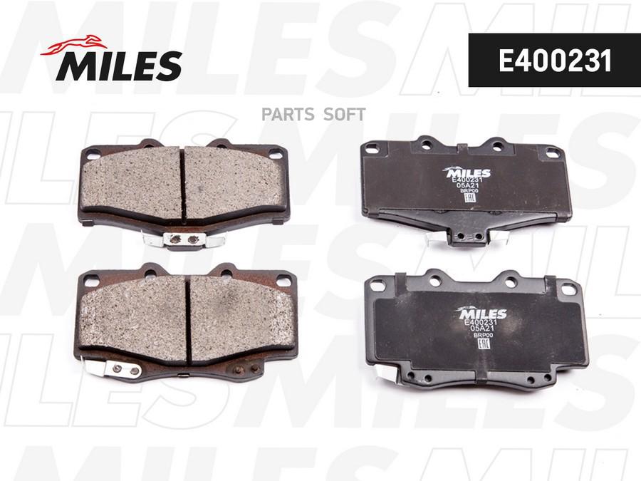 

MILES E400231 Колодки тормозные TOYOTA LAND CRUISER 70/80/90/4 RUNNER 87- передние