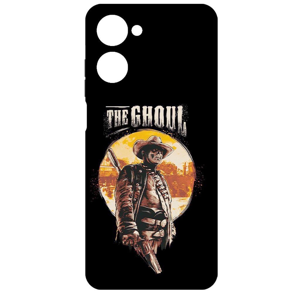 

Чехол-накладка Krutoff Soft Case Фоллаут (Fallout) - Гуль для Realme 10 4G черный