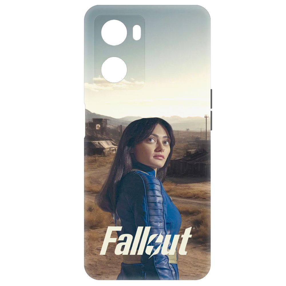 

Чехол-накладка Krutoff Soft Case Фоллаут (Fallout) - Люси в пустошах для Oppo A57s черный