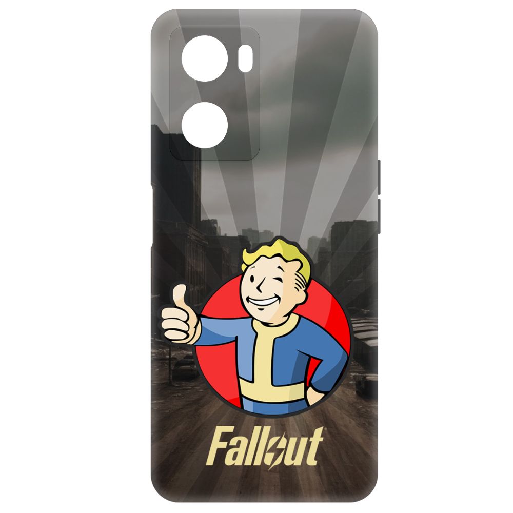 

Чехол-накладка Krutoff Soft Case Фоллаут (Fallout) - Волт-бой для Oppo A57s черный