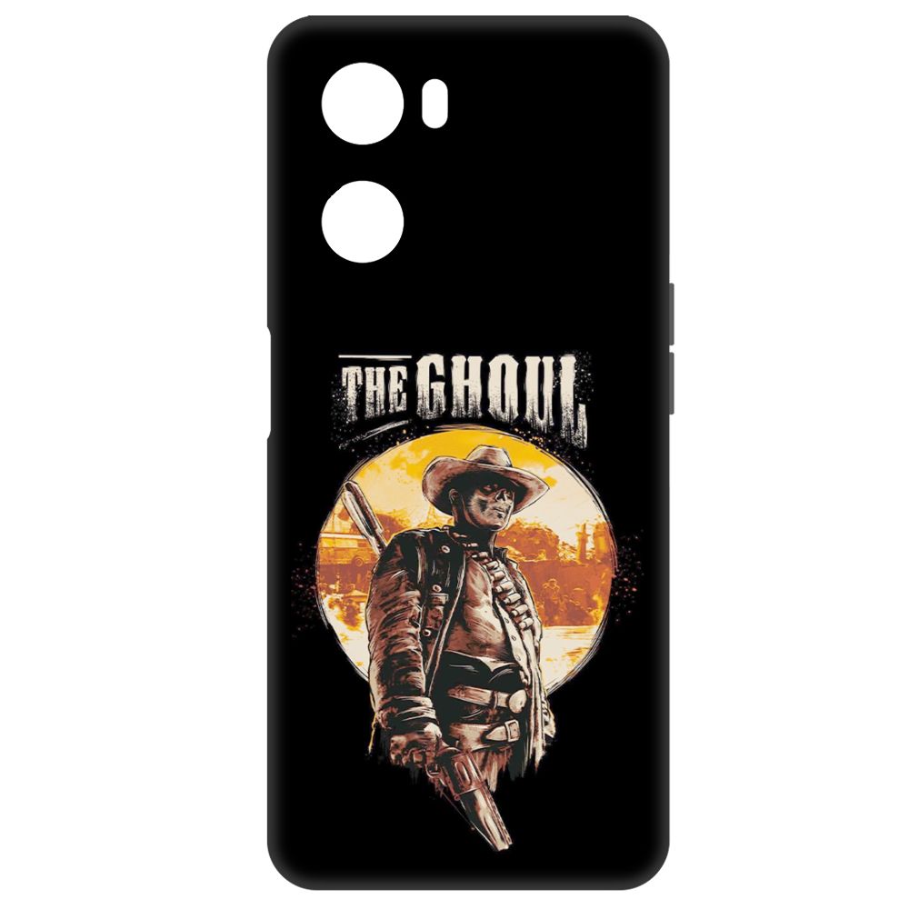 

Чехол-накладка Krutoff Soft Case Фоллаут (Fallout) - Гуль для Oppo A57 черный