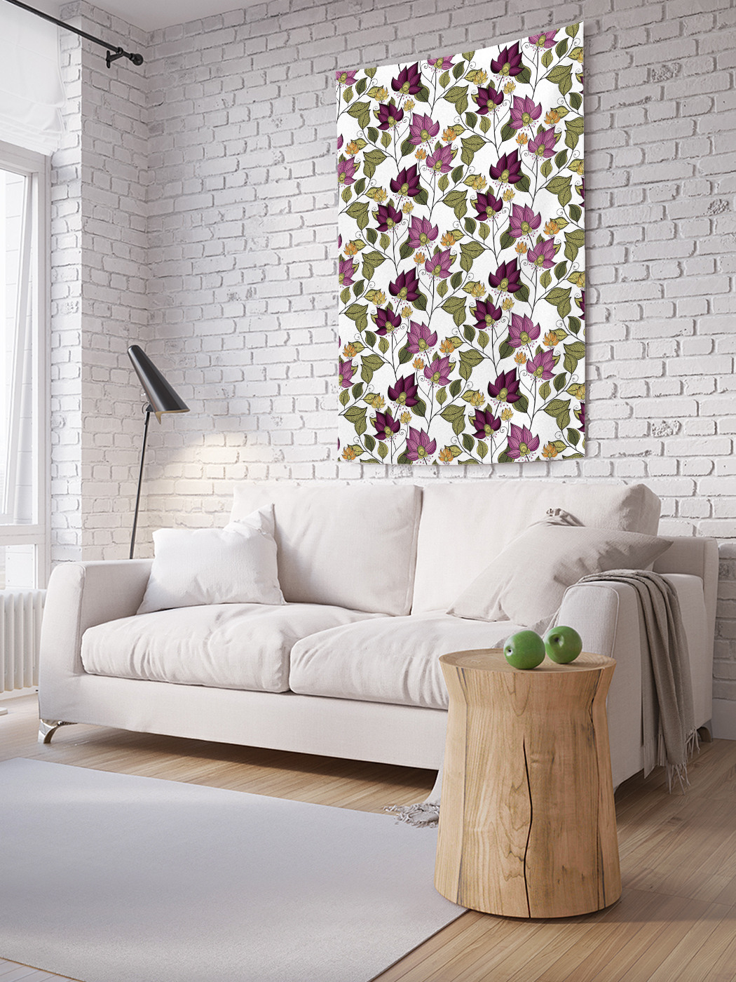 

Вертикальное фотопанно на стену JoyArty Цветочный купол 150x200 см, Цветочный купол