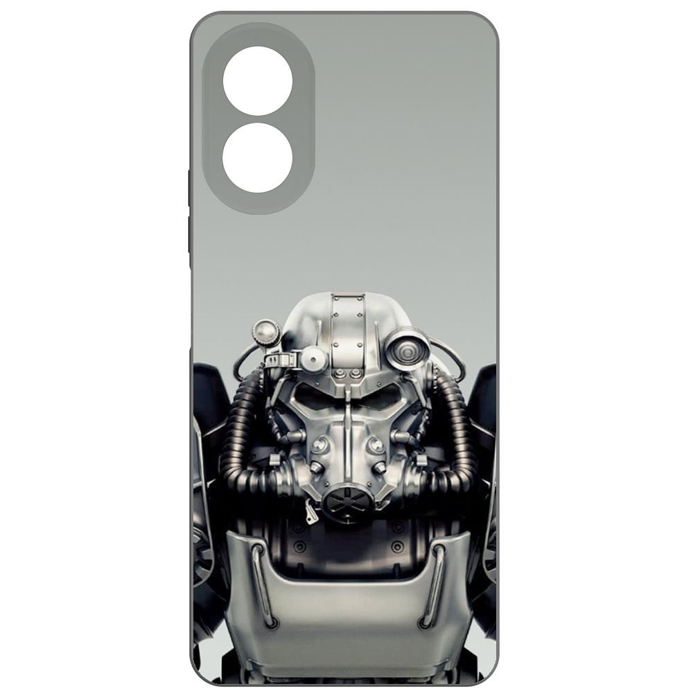 

Чехол-накладка Krutoff Soft Case Фоллаут (Fallout) - Братство стали для Oppo A18 черный