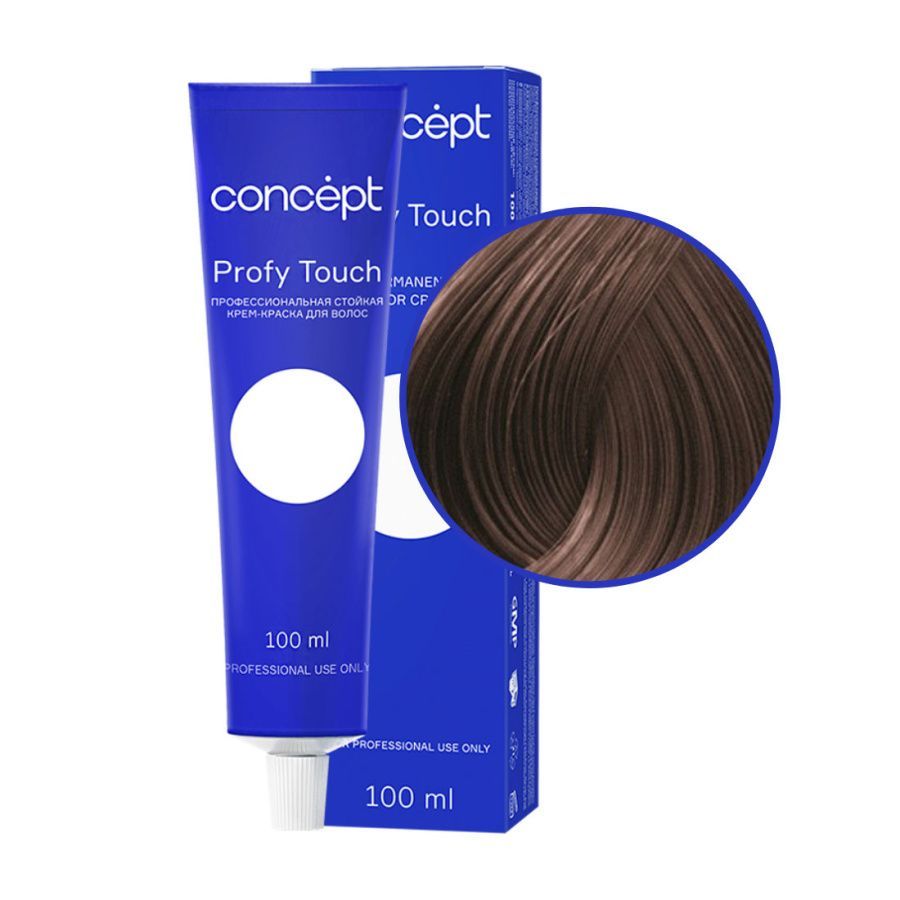 Крем-краситель для волос Concept Profy Touch 6.7 Шоколад, 100 мл крем краситель для волос concept profy touch 8 44 интенсивный светло медный 100 мл