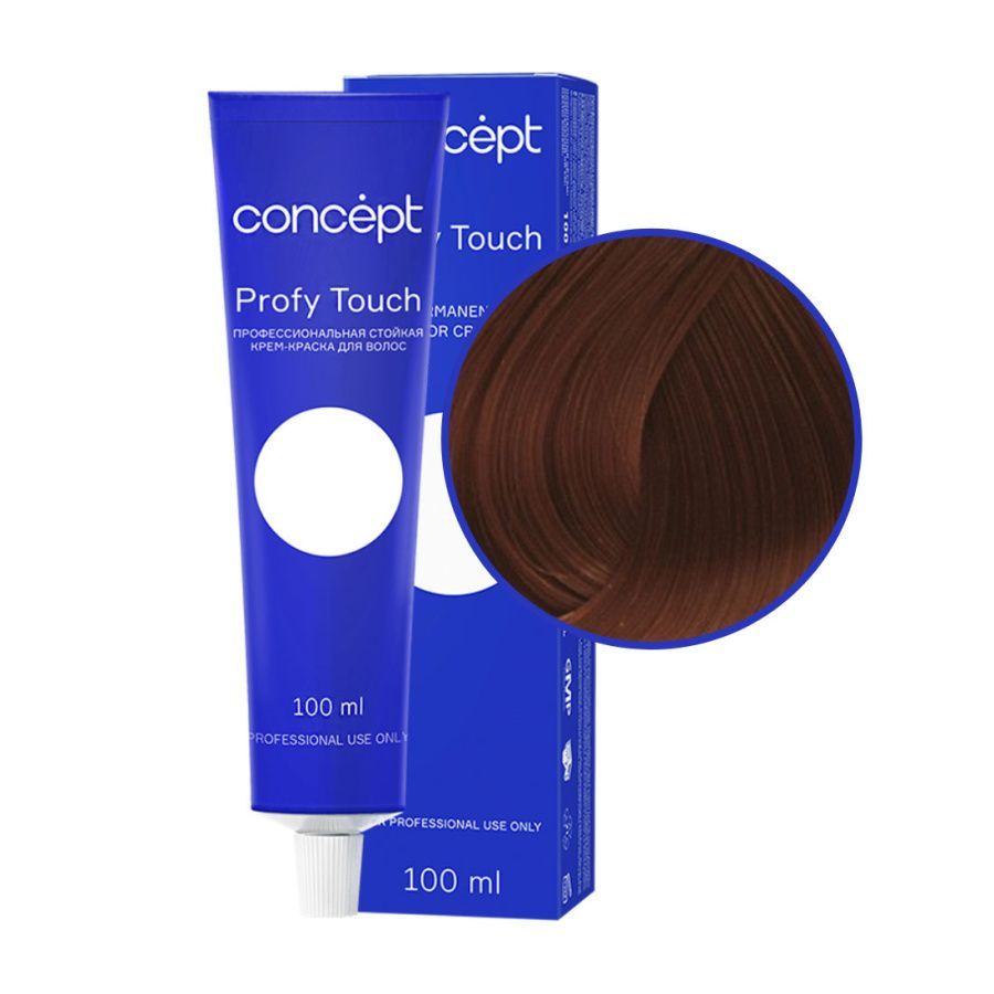 Крем-краситель для волос Concept Profy Touch 6.4 Медно-русый, 100 мл крем краситель для волос concept profy touch 6 00 интенсивный русый 100 мл