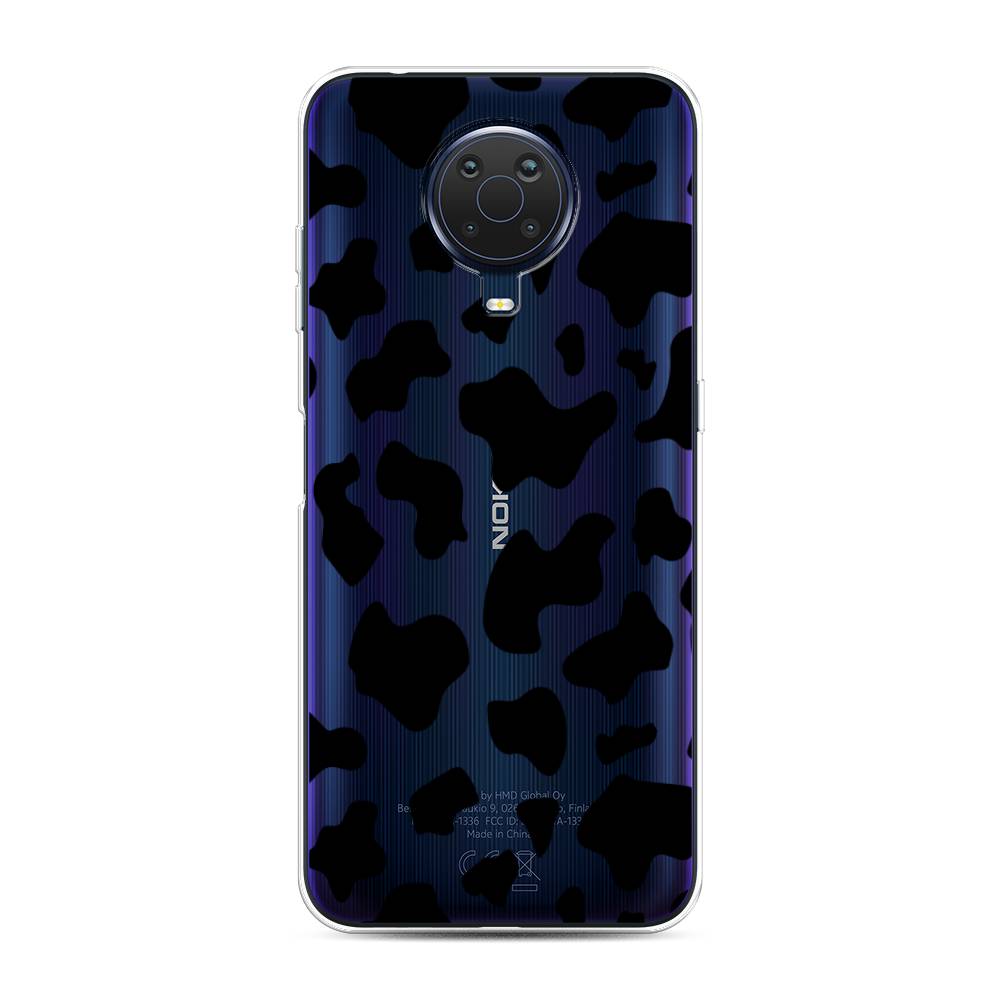 

Чехол Awog на Nokia G20 / Нокиа G20 "Пятна коровы черные", Черный, 124150-2