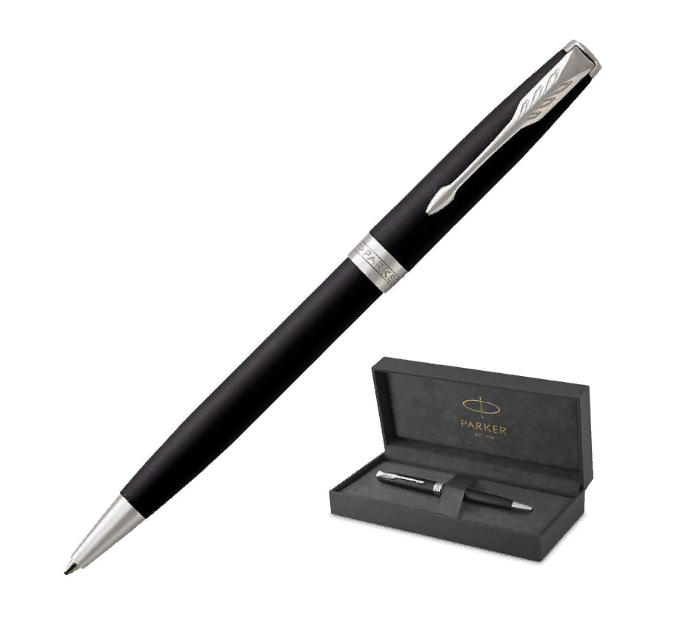 

Ручка шариковая Parker Sonnet Core Matt Black CT черная, K529