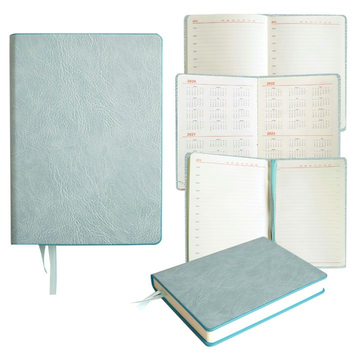 Ежедневник недатированный J.Otten А6+ 176л Классик голубой