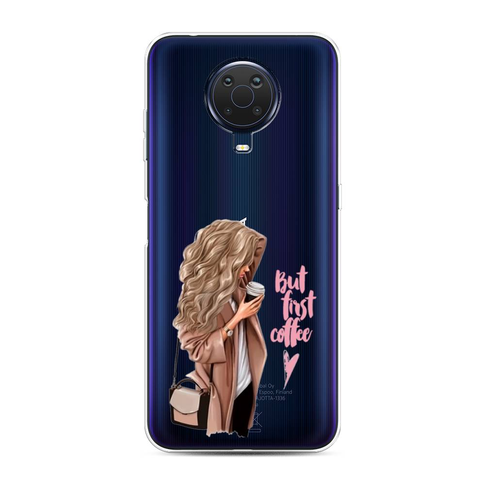 

Чехол Awog "Девушка с кофе" для Nokia G20