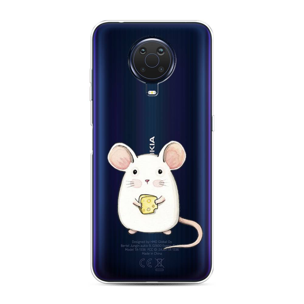 

Чехол Awog на Nokia G20 / Нокиа G20 "Мышка", Белый;розовый;прозрачный, 124150-1