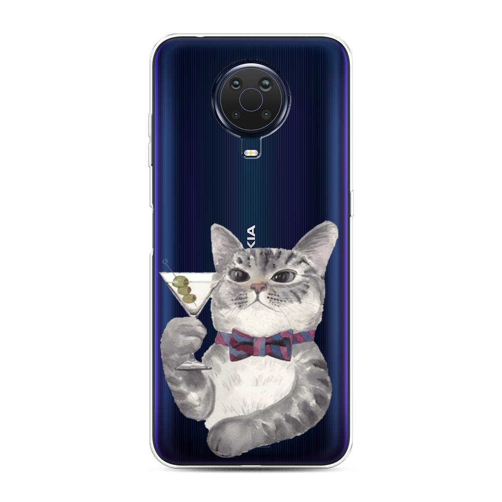 

Чехол Awog "Кот джентльмен" для Nokia G20