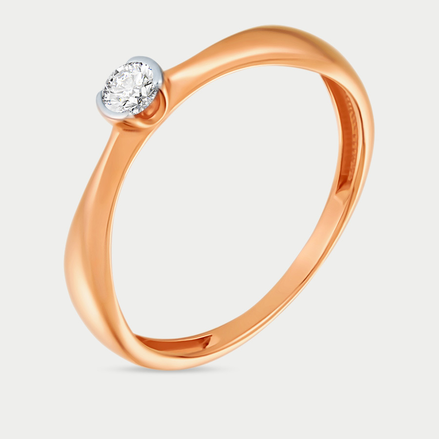 

Кольцо из золота с фианитом р. GOLD CENTER 017621-1102, 017621-1102