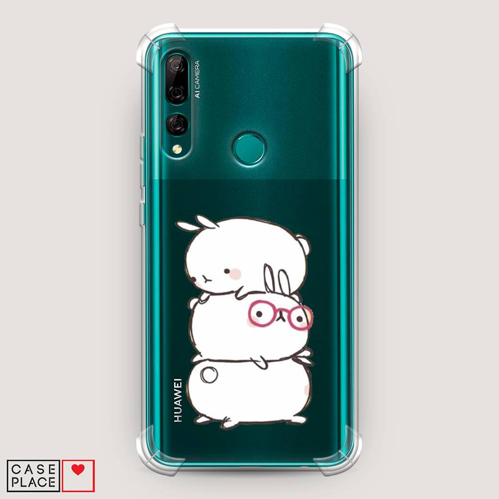 

Чехол Awog на Huawei Y9 Prime 2019 "Бутерброд", Розовый, 611951-1