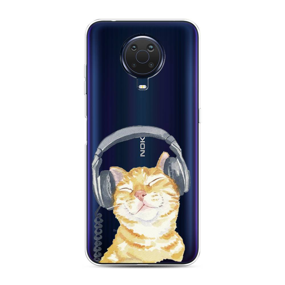 

Чехол Awog "Кот меломан" для Nokia G20