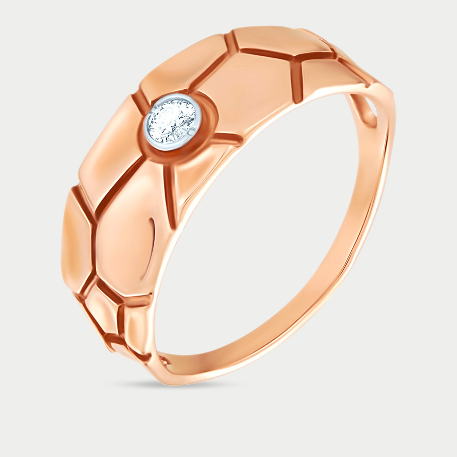 

Кольцо из золота с фианитом р. GOLD CENTER 01-7074, 01-7074