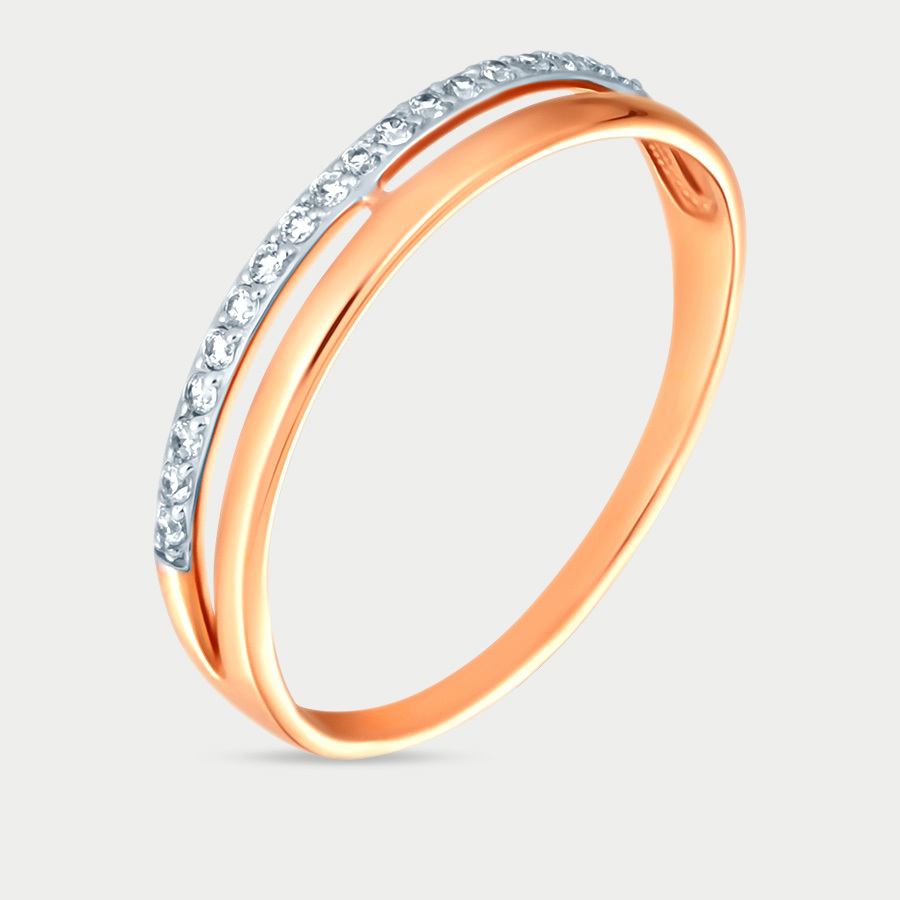 

Кольцо из золота с фианитом р., GOLD CENTER 017151, 017151