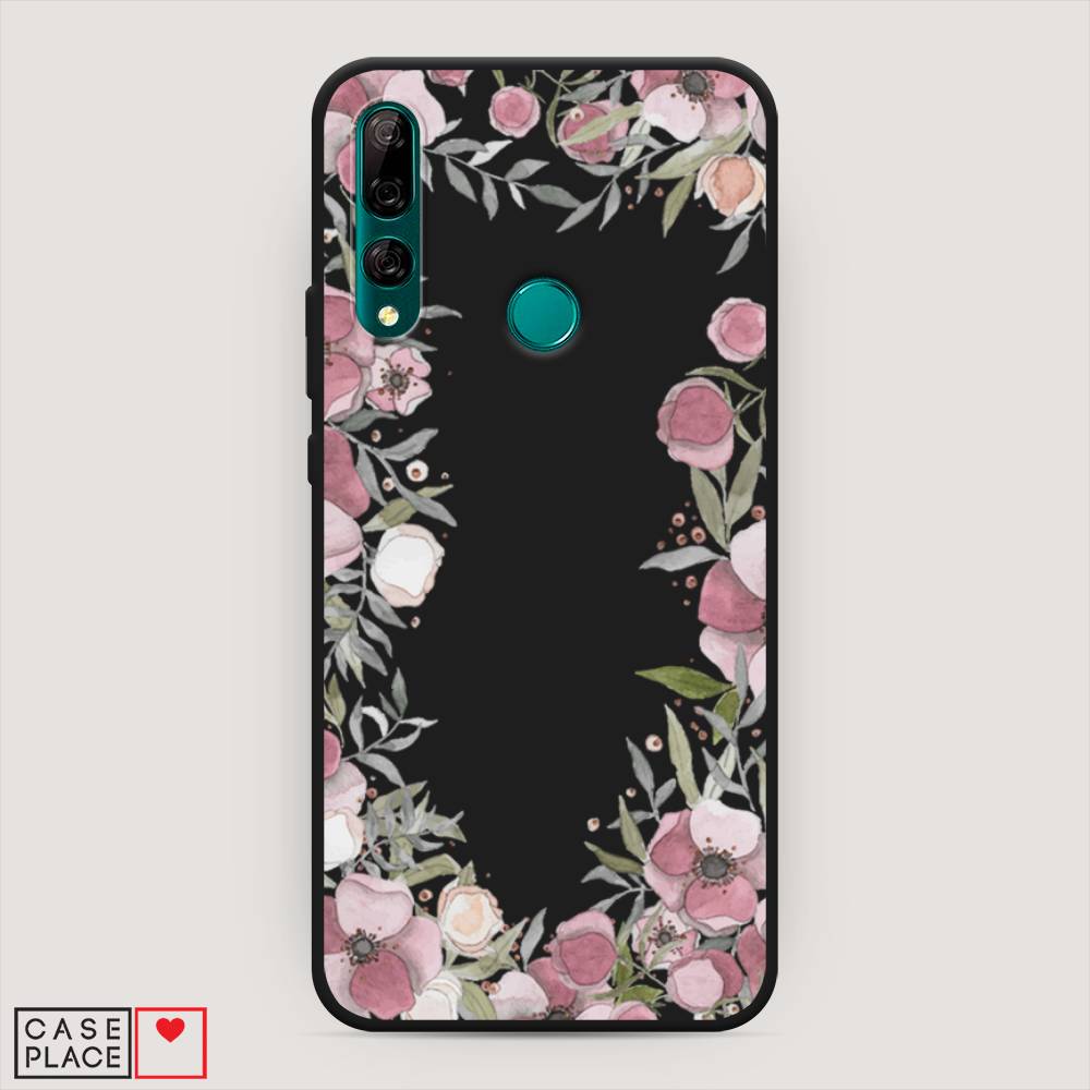 

Чехол Awog на Huawei Y9 Prime 2019 "Розовая цветочная рамка", Розовый;зеленый, 611952-1