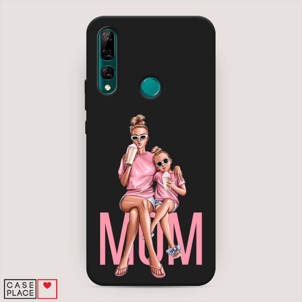 

Чехол Awog на Huawei Y9 Prime 2019 "Lovely mom", Синий;бежевый;розовый, 611952-1