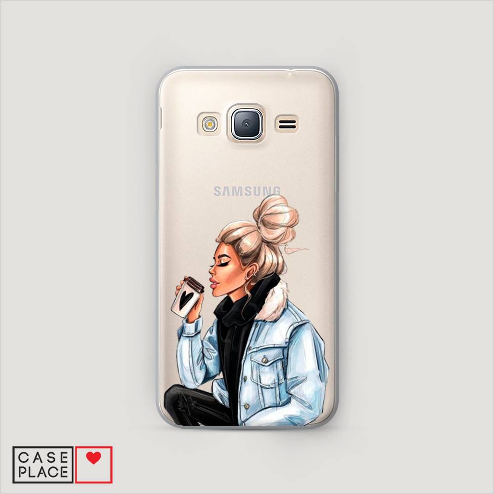 

Чехол Awog "Cute girl" для Samsung Galaxy J3 2016