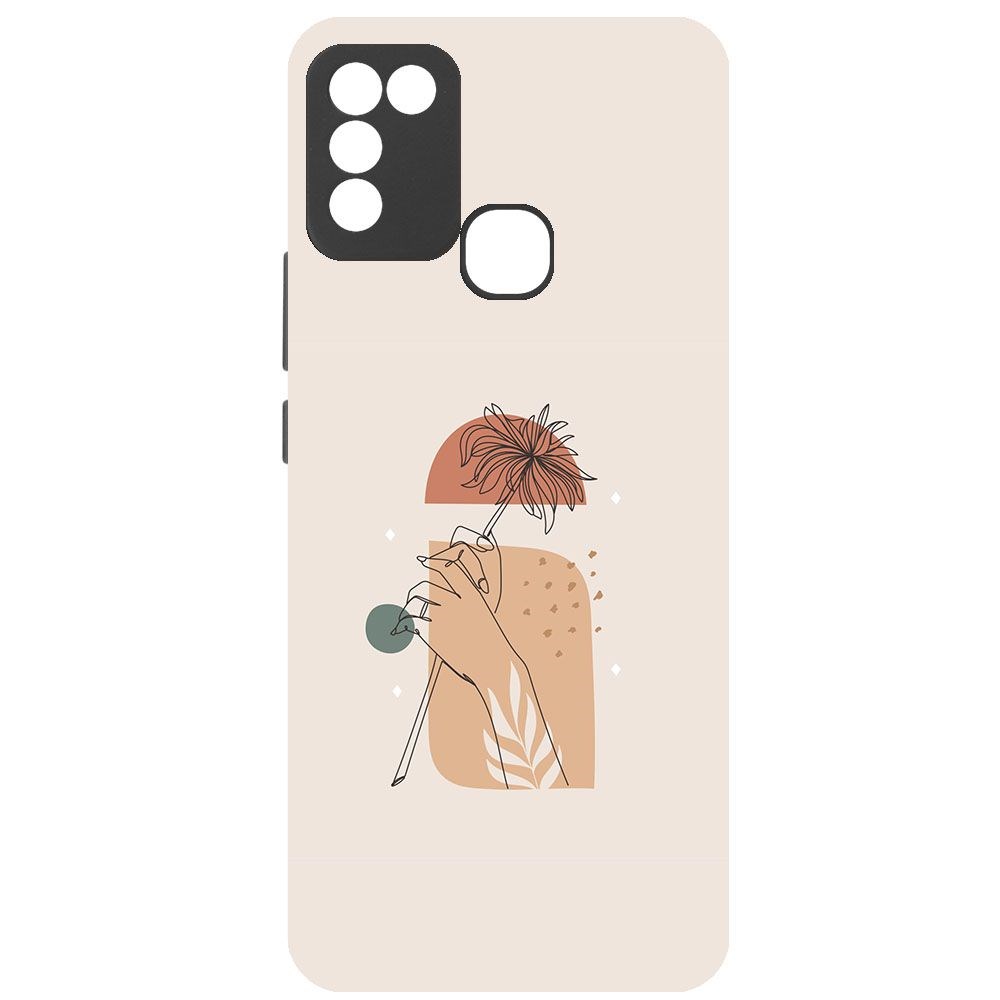 

Чехол-накладка Krutoff Soft Case Романтика для INFINIX Hot 11 Play черный