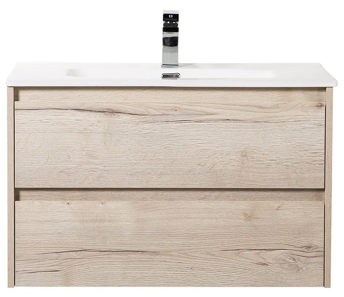 

Тумба с раковиной BelBagno Kraft 80-BB800ETL Rovere Galifax Bianco, Желтый, Kraft
