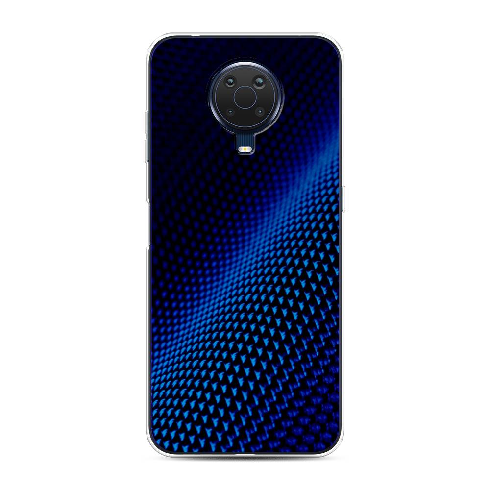 

Чехол Awog на Nokia G20 / Нокиа G20 "Синий карбон", Черный;синий, 124150-3