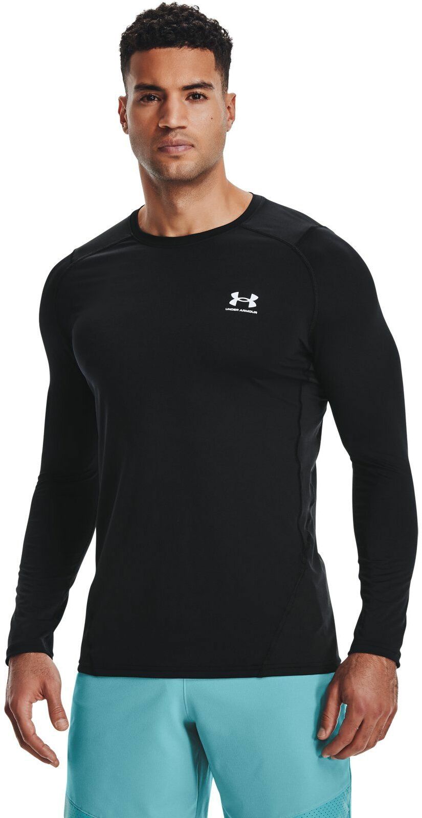 

Лонгслив мужской UNDER ARMOUR HG Fitted LS Tee черный XL, HG Fitted LS Tee