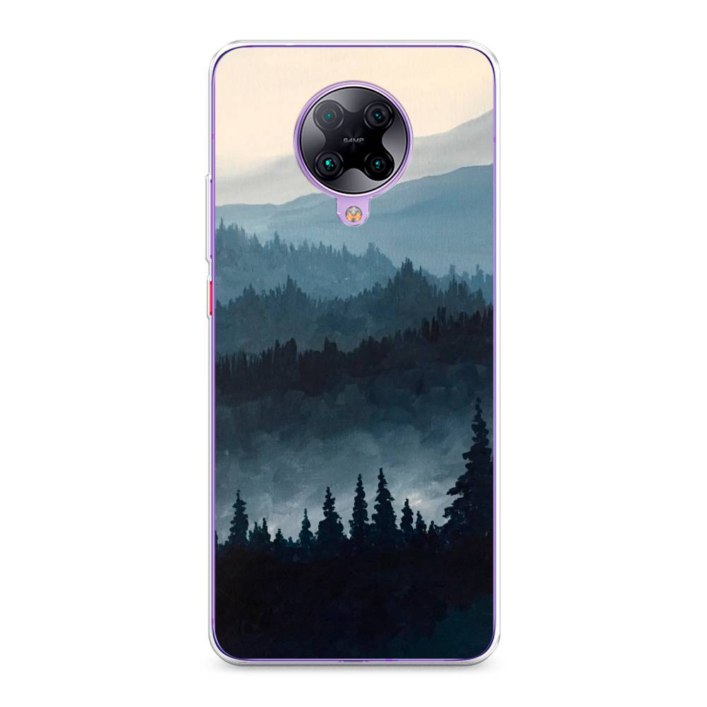 

Чехол Awog на Poco F2 Pro/Redmi K30 Pro "Туманные горы", Разноцветный, 37050-4