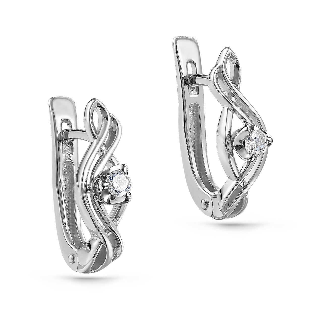 

Серьги из белого золота с бриллиантом Kabarovsky 12-11242-1000, 12-11242-1000