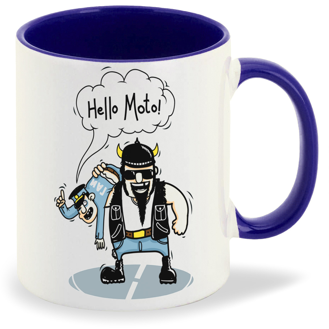 

Кружка CoolPodarok Прикол Hello Moto, Прикол Hello Moto