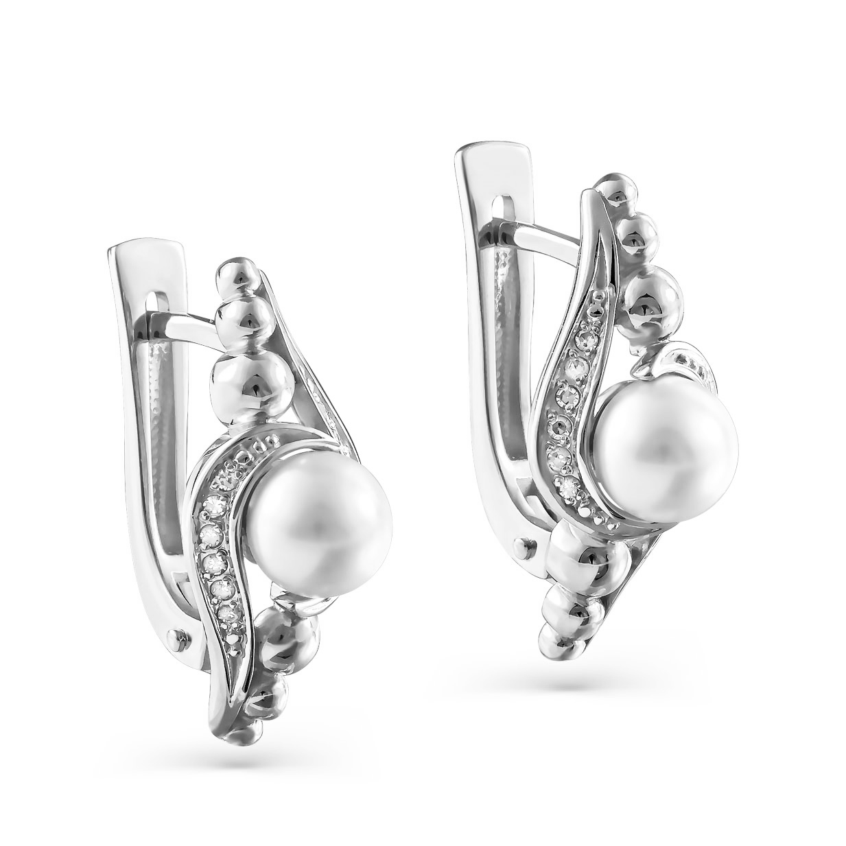 

Серьги из белого золота с бриллиантом Kabarovsky 12-11101-1500, 12-11101-1500