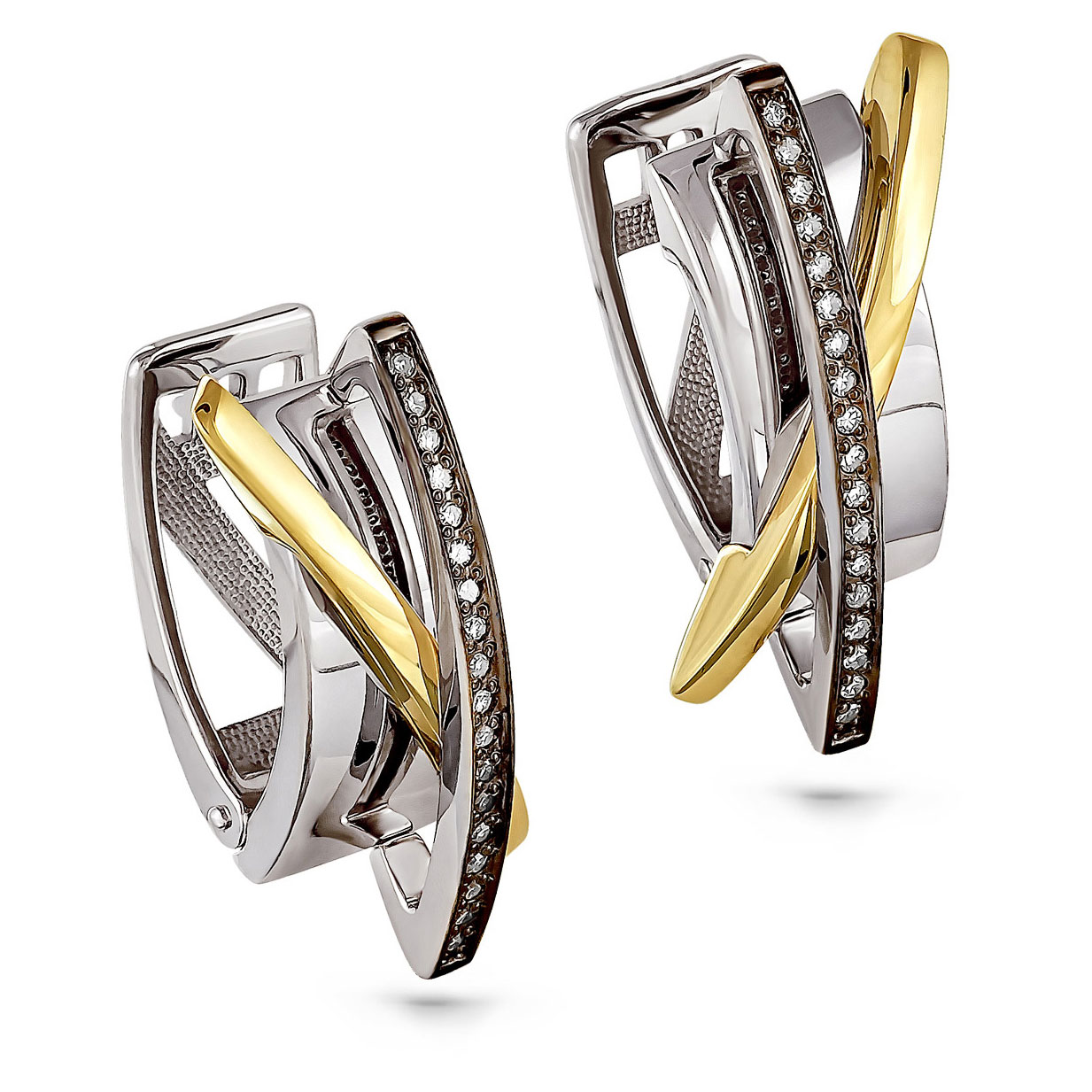 

Серьги из желтого золота с бриллиантом Kabarovsky 12-2720-1000, 12-2720-1000