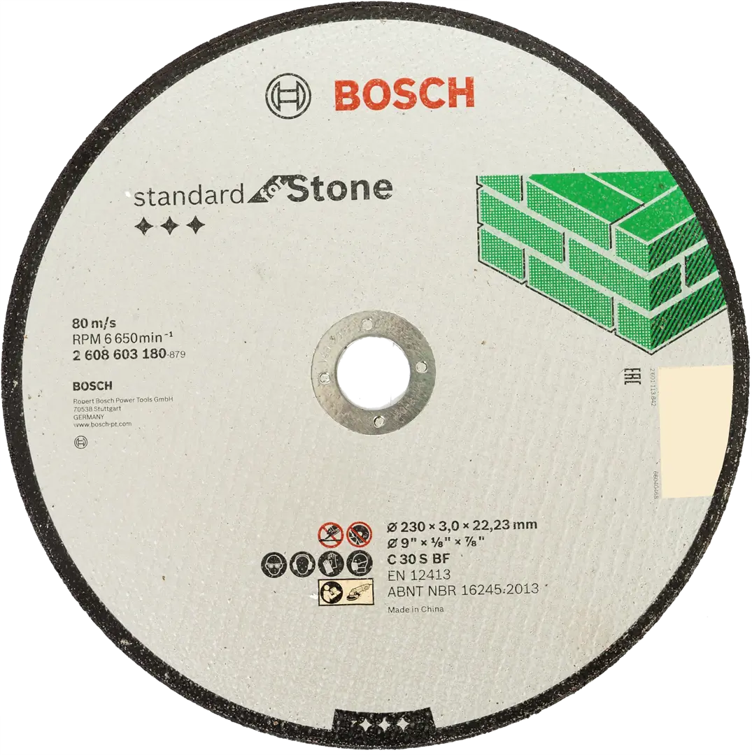Диск отрезной по бетону Bosch 2608603180 230x22.2x3 мм пильный диск для настольных циркулярных пил bosch