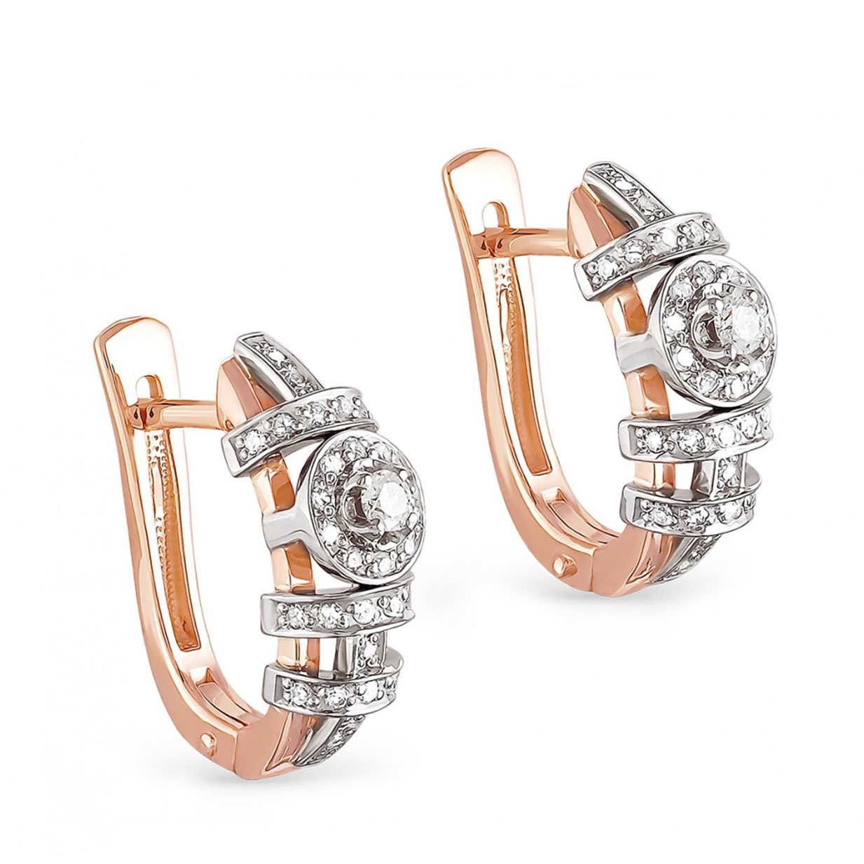 

Серьги из красного золота с бриллиантом Kabarovsky 12-0770-1000, 12-0770-1000