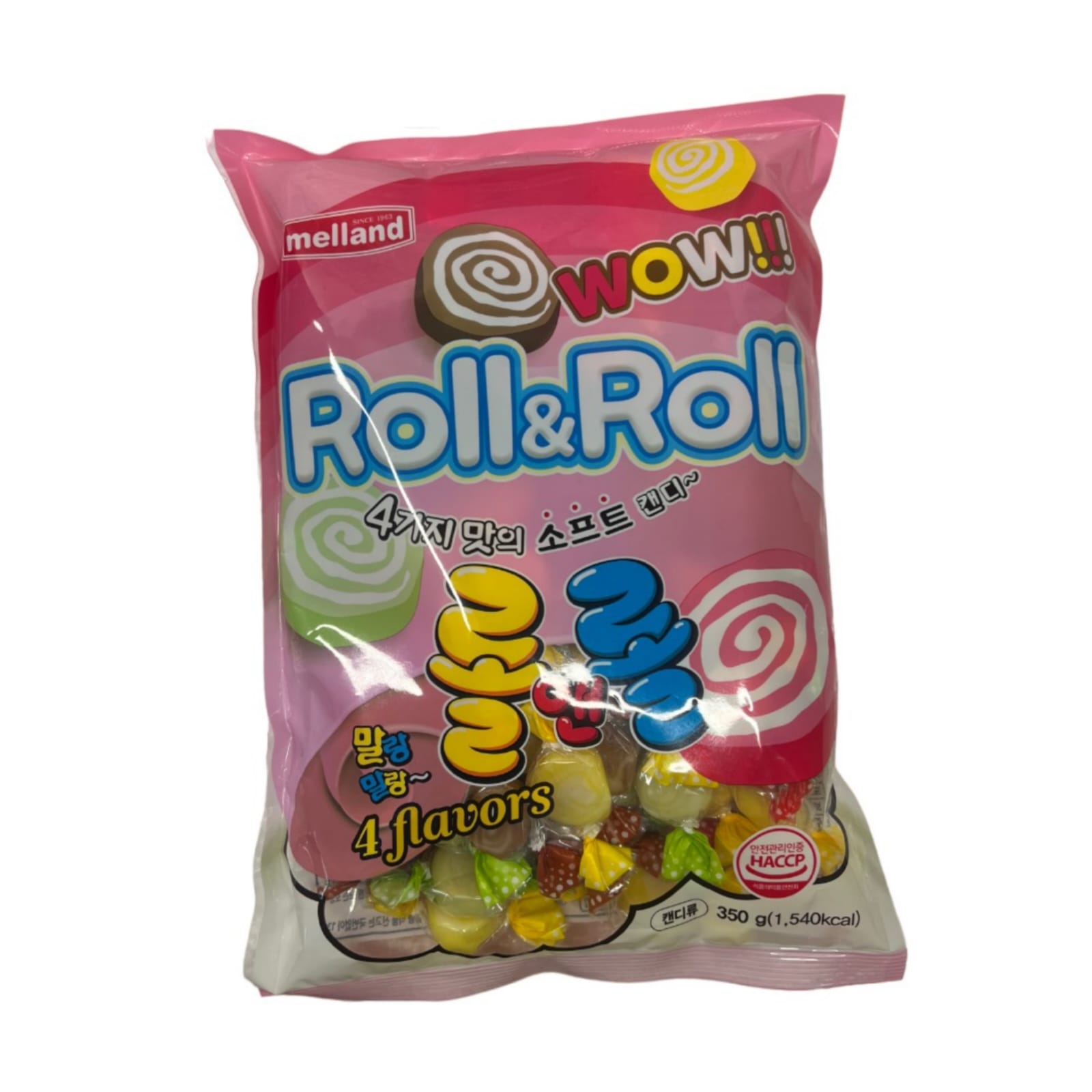 Карамель Melland Roll&Roll 4 вкуса 350 г