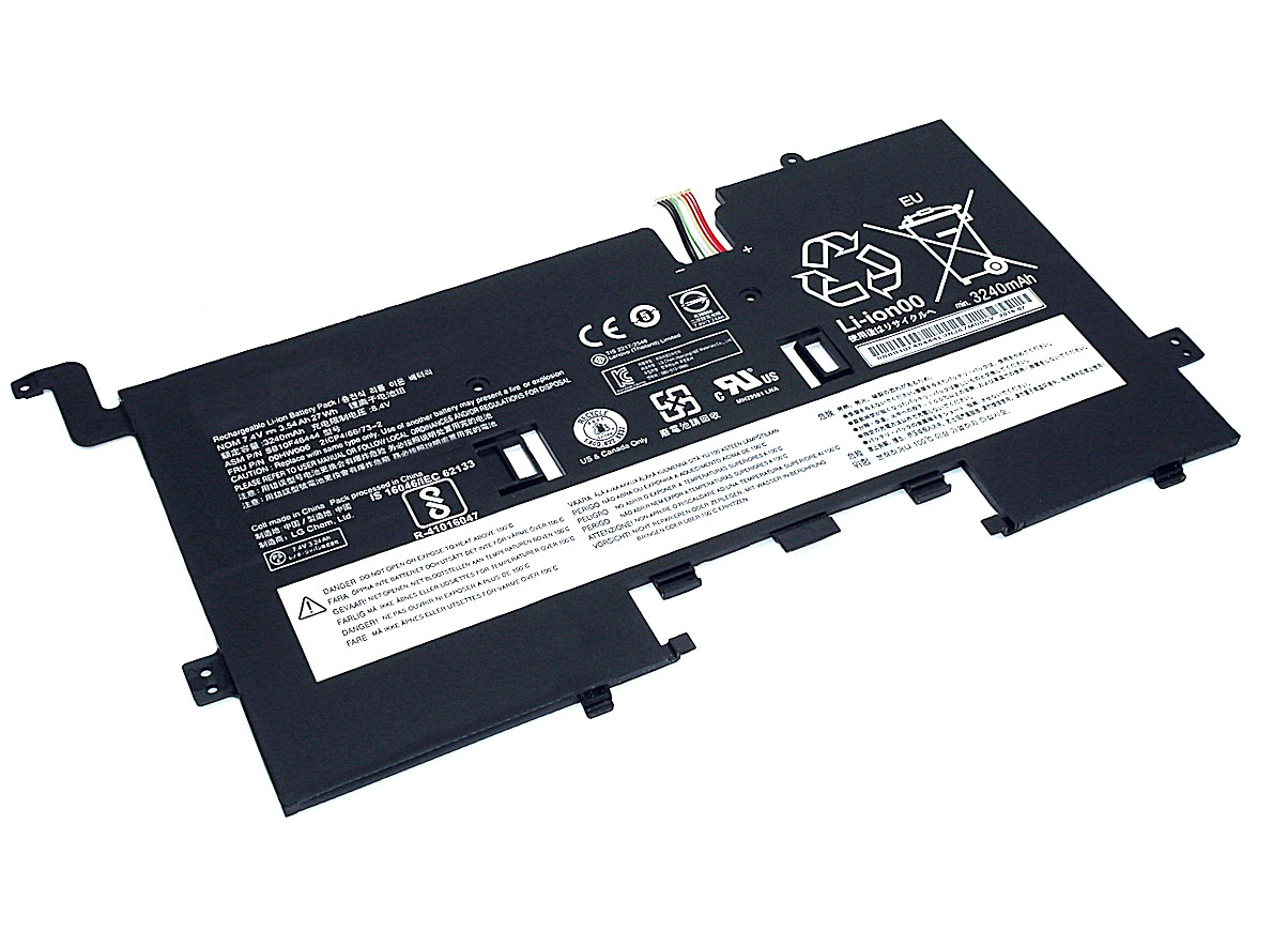 Аккумуляторная батарея OEM для ноутбука Lenovo ThinkPad Helix (00HW007) 7.4V 3520mAh