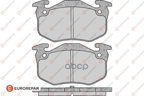 

Тормозные колодки EUROREPAR задние 1617247980