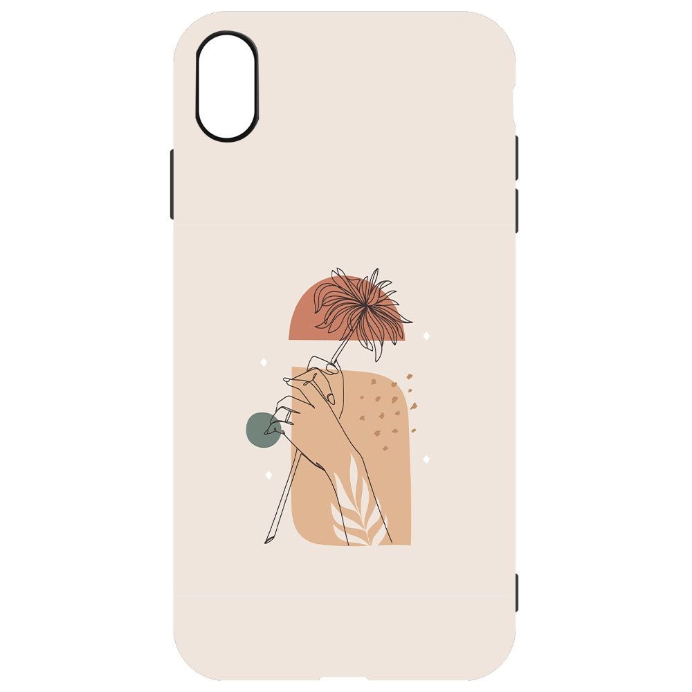 

Чехол-накладка Krutoff Soft Case Романтика для iPhone XS Max черный
